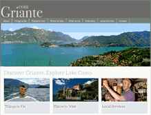 Tablet Screenshot of griante.com